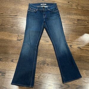 J Brand Dark Blue Flare Jeans
